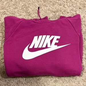 Nike Magenta Sweatshirt with White Logo
